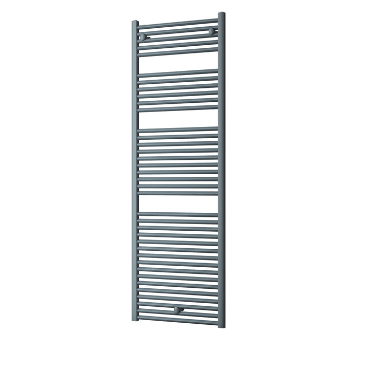 Roma - Anthracite Heated Towel Rail - H1785mm x W600mm - Straight