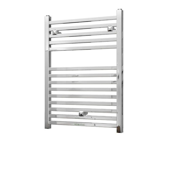 Todi - Chrome Towel Radiator - H690mm x W500mm - Straight