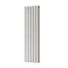 Omeara - White Designer Radiator H1200mm x W348mm Double Panel - Feet Included