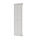 Omeara - White Designer Radiator H1200mm x W348mm Single Panel - Feet Included