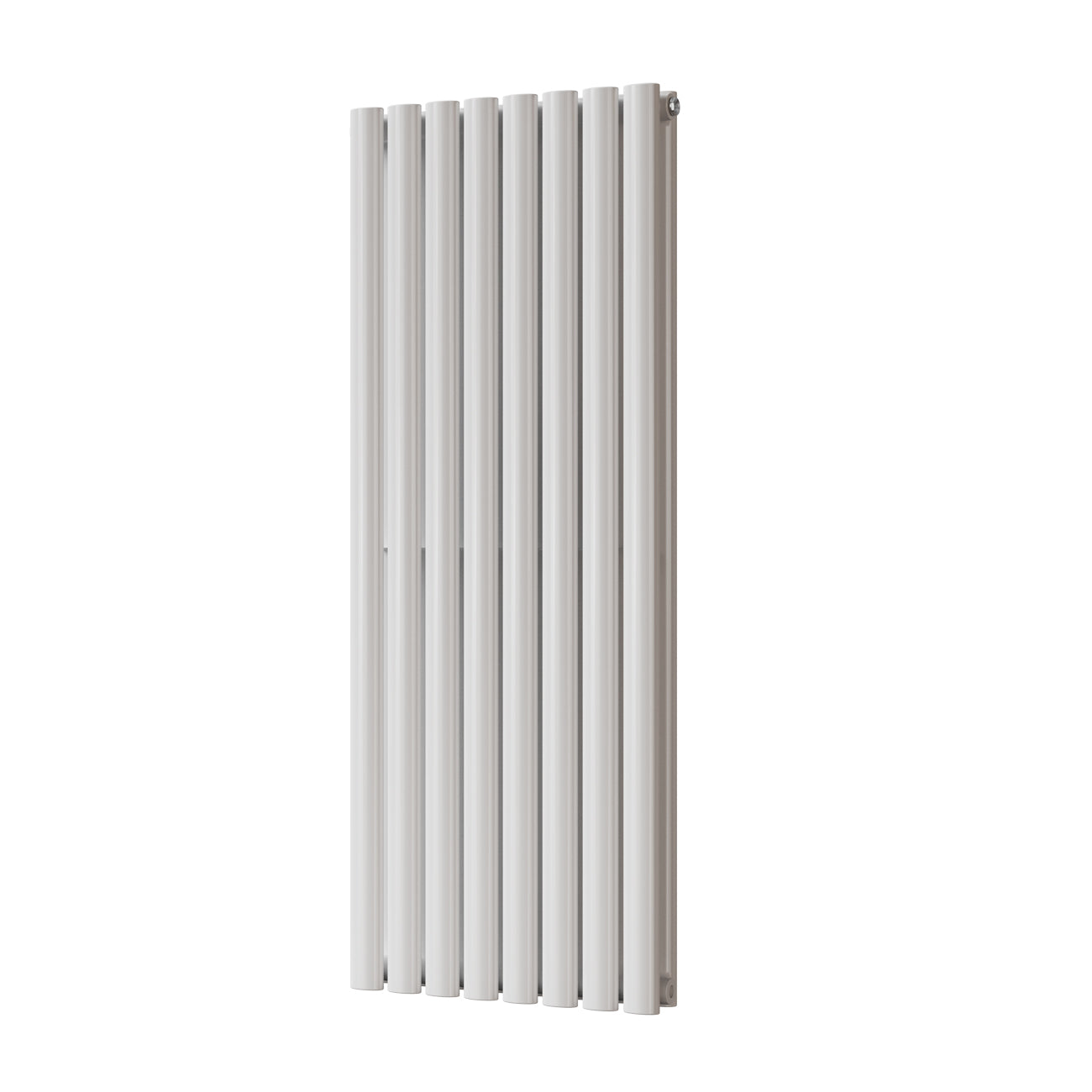 Omeara - White Designer Radiator H1200mm x W464mm Double Panel - Feet Included