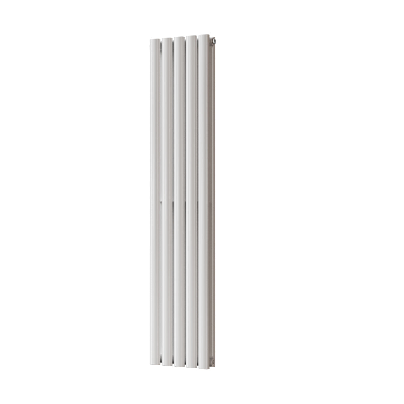 Omeara - White Designer Radiator H1400mm x W290mm Double Panel - Feet Included