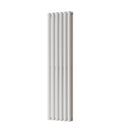 Omeara - White Designer Radiator H1400mm x W348mm Double Panel - Feet Included