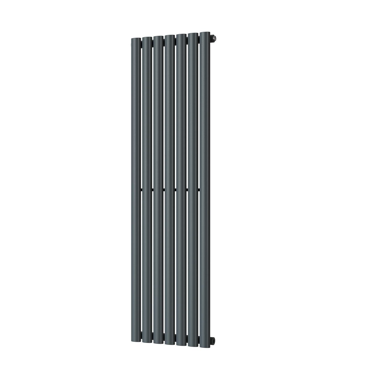 Omeara - Anthracite Vertical Radiator H1400mm x W406mm Single Panel
