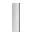 Omeara - White Designer Radiator H1400mm x W406mm Double Panel - Feet Included