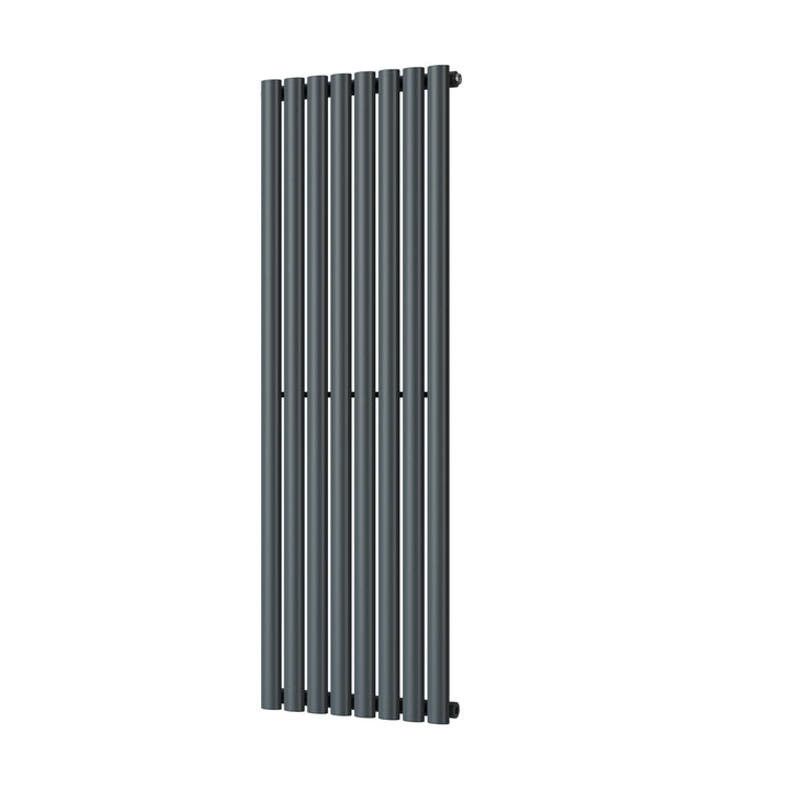 Omeara - Anthracite Vertical Radiator H1400mm x W464mm Single Panel