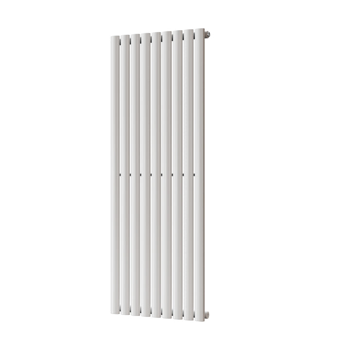Omeara - White Designer Radiator H1400mm x W522mm Single Panel - Feet Included