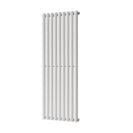Omeara - White Designer Radiator H1400mm x W522mm Single Panel - Feet Included