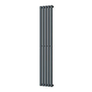 Omeara - Anthracite Designer Radiator H1600mm x W290mm Single Panel - Feet Included