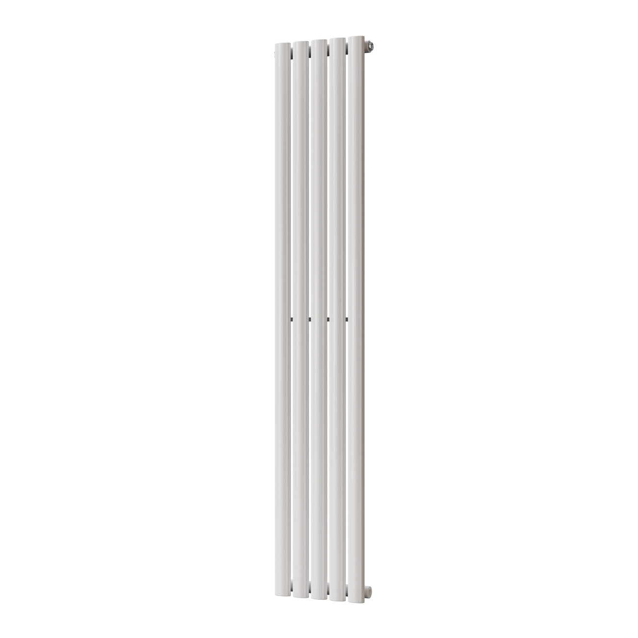 Omeara - White Designer Radiator H1600mm x W290mm Single Panel - Feet Included