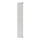 Omeara - White Designer Radiator H1600mm x W290mm Single Panel - Feet Included