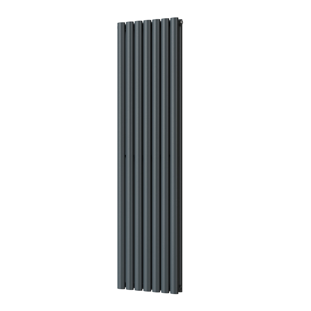 Omeara - Anthracite Designer Radiator H1600mm x W406mm Double Panel - Feet Included