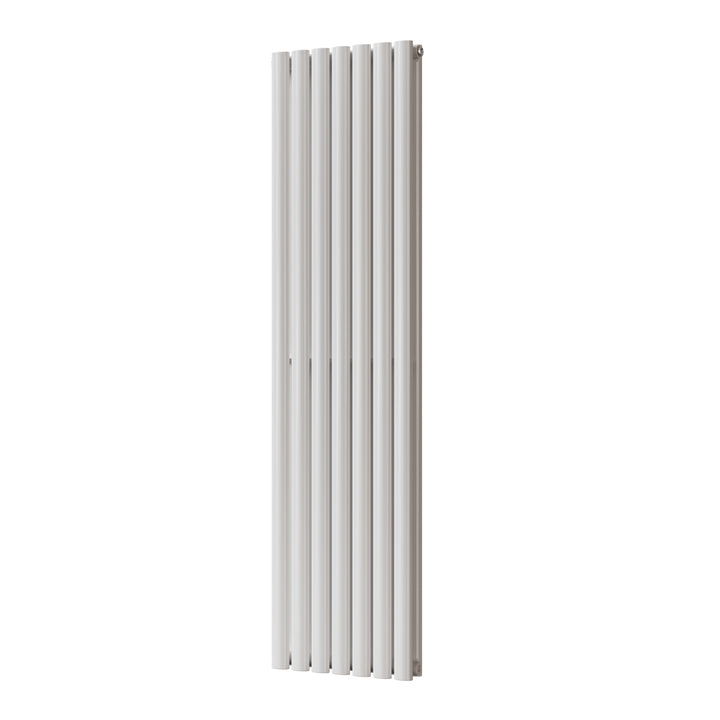 Omeara - White Designer Radiator H1600mm x W406mm Double Panel - Feet Included