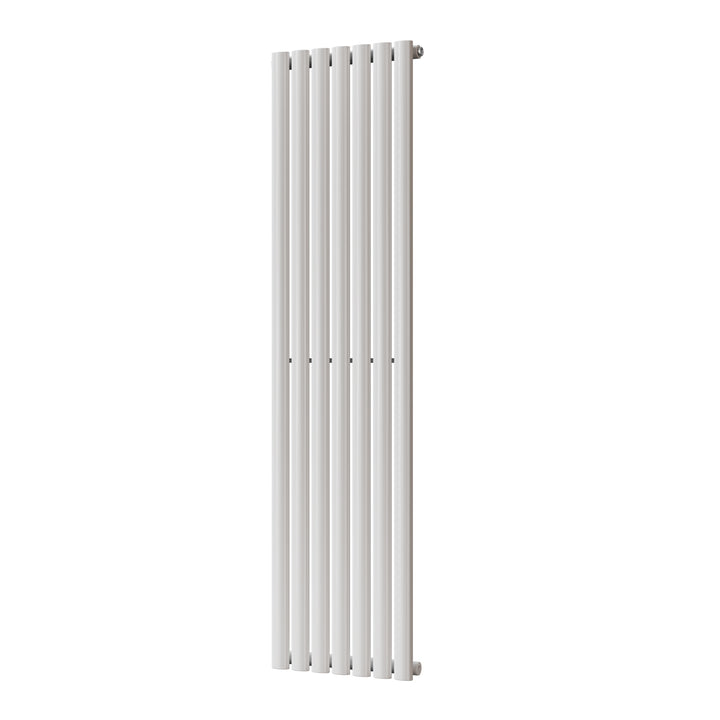 Omeara - White Designer Radiator H1600mm x W406mm Single Panel - Feet Included