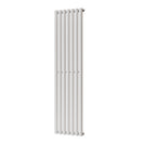 Omeara - White Designer Radiator H1600mm x W406mm Single Panel - Feet Included