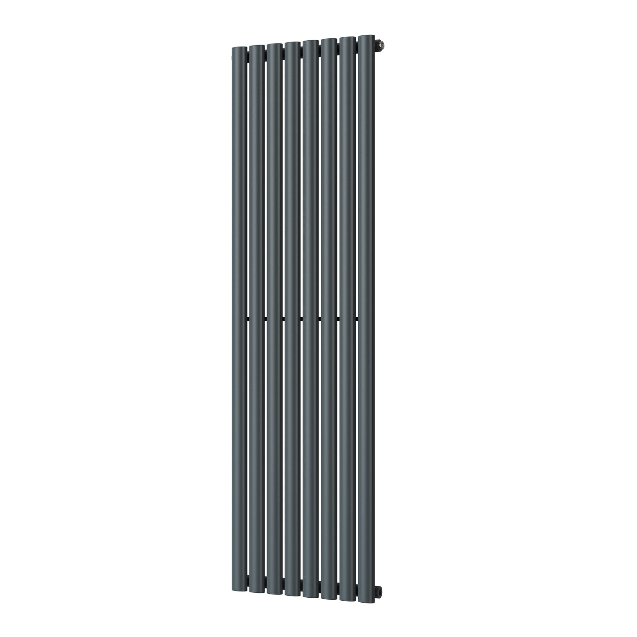 Omeara - Anthracite Designer Radiator H1600mm x W464mm Single Panel - Feet Included