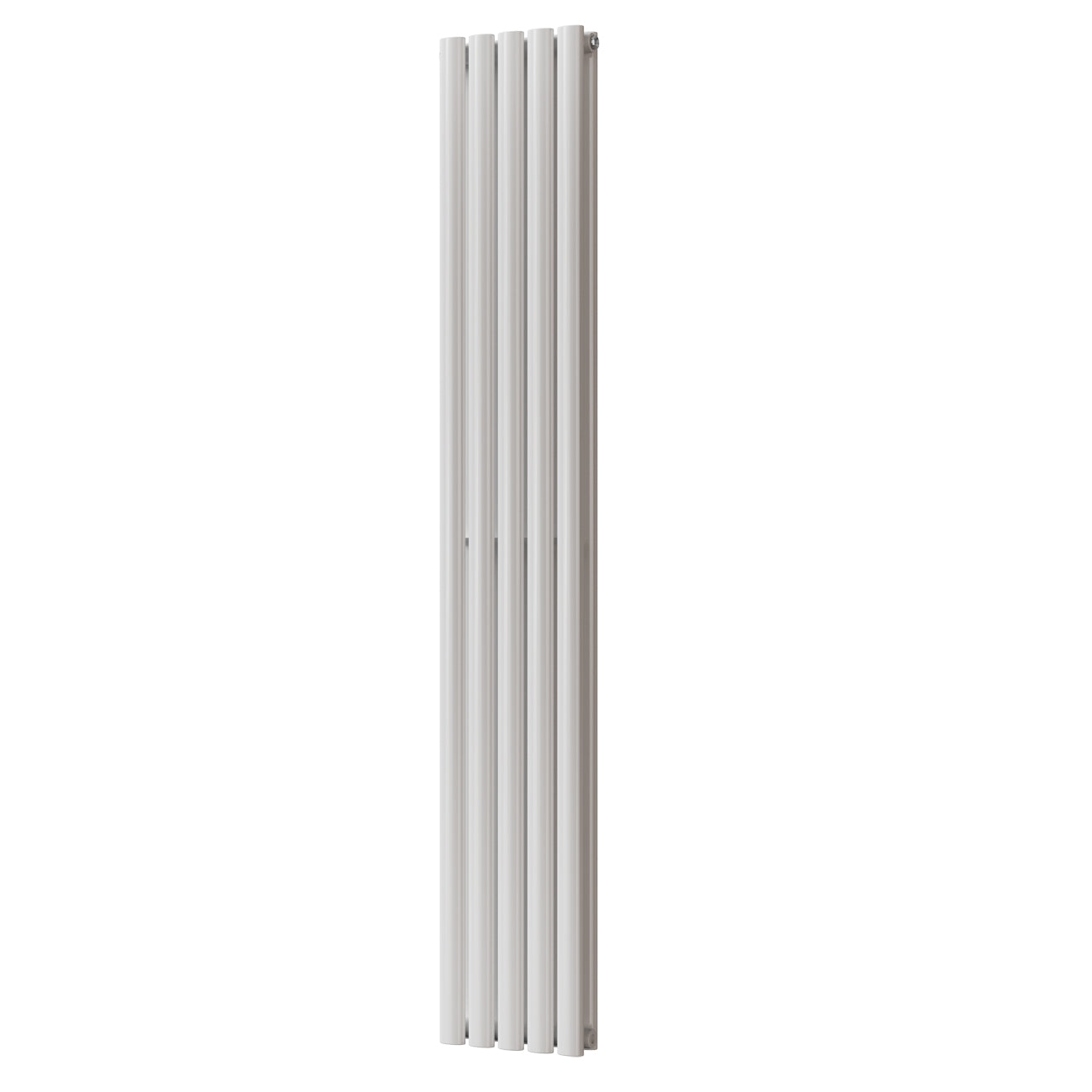 Omeara - White Designer Radiator H1800mm x W290mm Double Panel - Feet Included