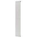 Omeara - White Designer Radiator H1800mm x W290mm Single Panel - Feet Included