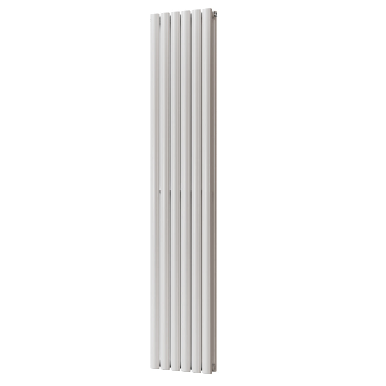 Omeara - White Designer Radiator H1800mm x W348mm Double Panel - Feet Included