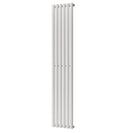 Omeara - White Designer Radiator H1800mm x W348mm Single Panel - Feet Included