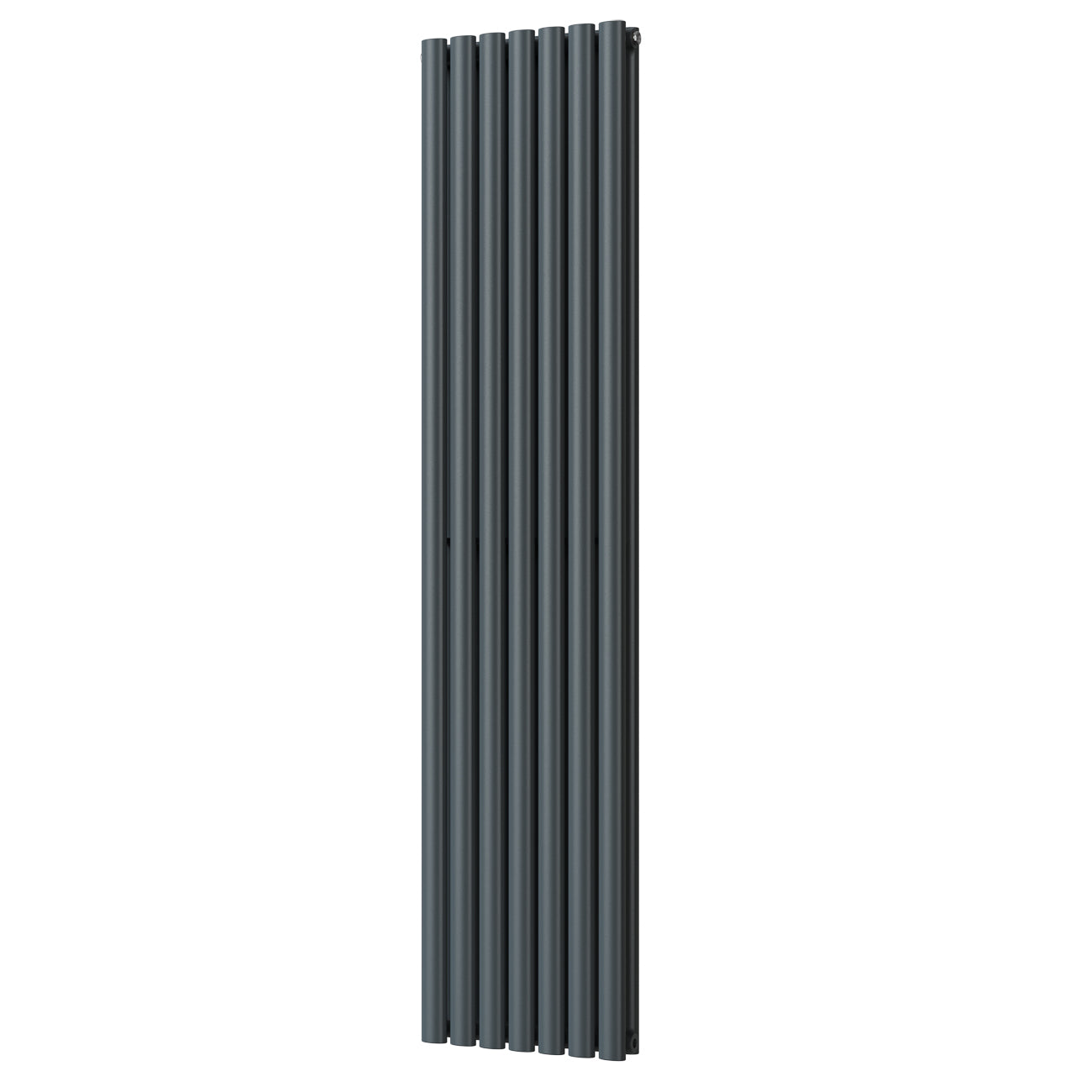 Omeara - Anthracite Designer Radiator H1800mm x W406mm Double Panel - Feet Included