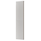 Omeara - White Designer Radiator H1800mm x W406mm Double Panel - Feet Included