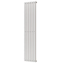 Omeara - White Designer Radiator H1800mm x W406mm Single Panel - Feet Included