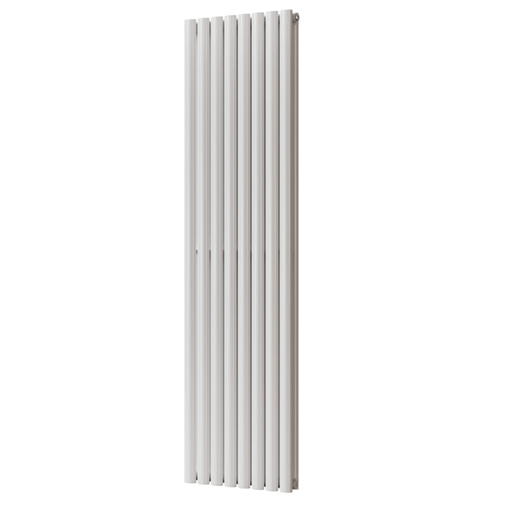 Omeara - White Designer Radiator H1800mm x W464mm Double Panel - Feet Included