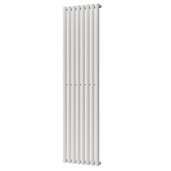 Omeara - White Designer Radiator H1800mm x W464mm Single Panel - Feet Included