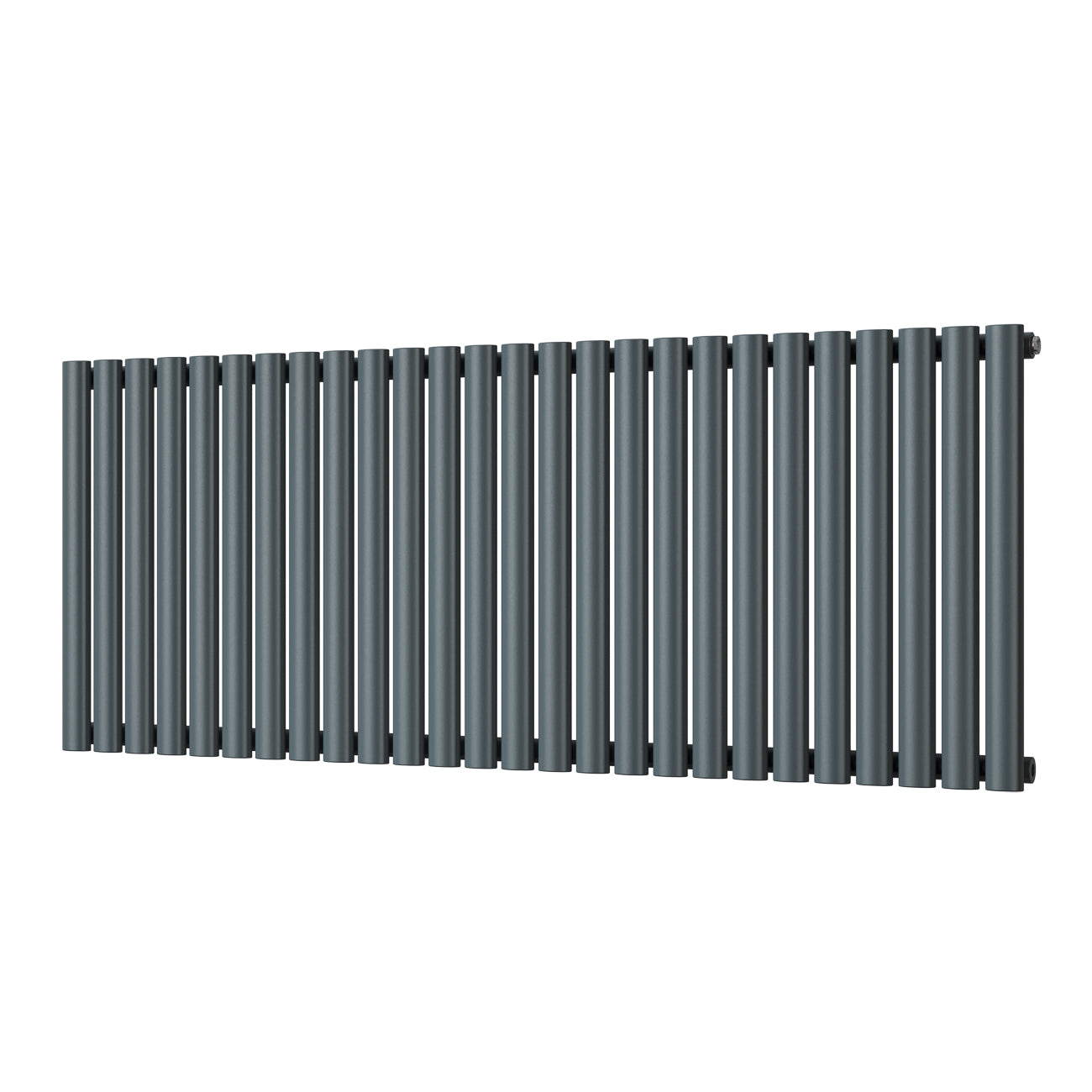 Omeara - Anthracite Horizontal Radiator H600mm x W1508mm Single Panel