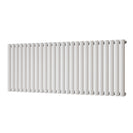 Omeara - White Designer Radiator H600mm x W1508mm Single Panel - Feet Included