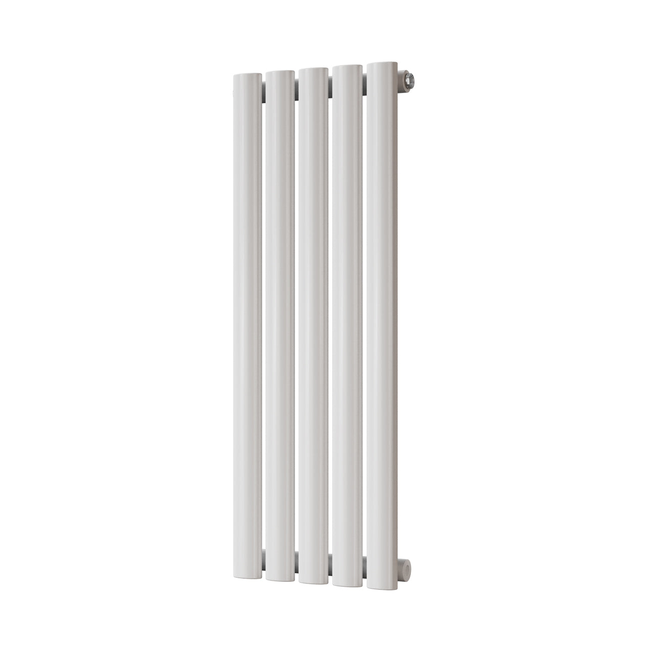 Omeara - White Designer Radiator H800mm x W290mm Single Panel - Feet Included