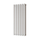 Omeara - White Designer Radiator H800mm x W348mm Double Panel - Feet Included