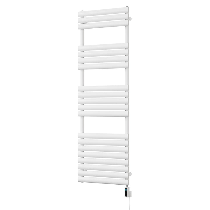 Omeara - White Electric Towel Rail H1595mm x W500mm 900w Thermostatic WIFI