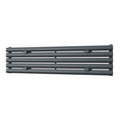 Omeara Axis - Anthracite Horizontal Radiator H290mm x W1200mm Single Panel