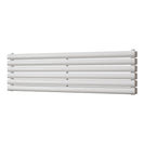 Omeara Axis - White Horizontal Radiator H348mm x W1200mm Double Panel