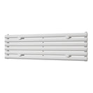 Omeara Axis - White Horizontal Radiator H348mm x W1200mm Single Panel