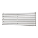 Omeara Axis - White Horizontal Radiator H406mm x W1200mm Double Panel