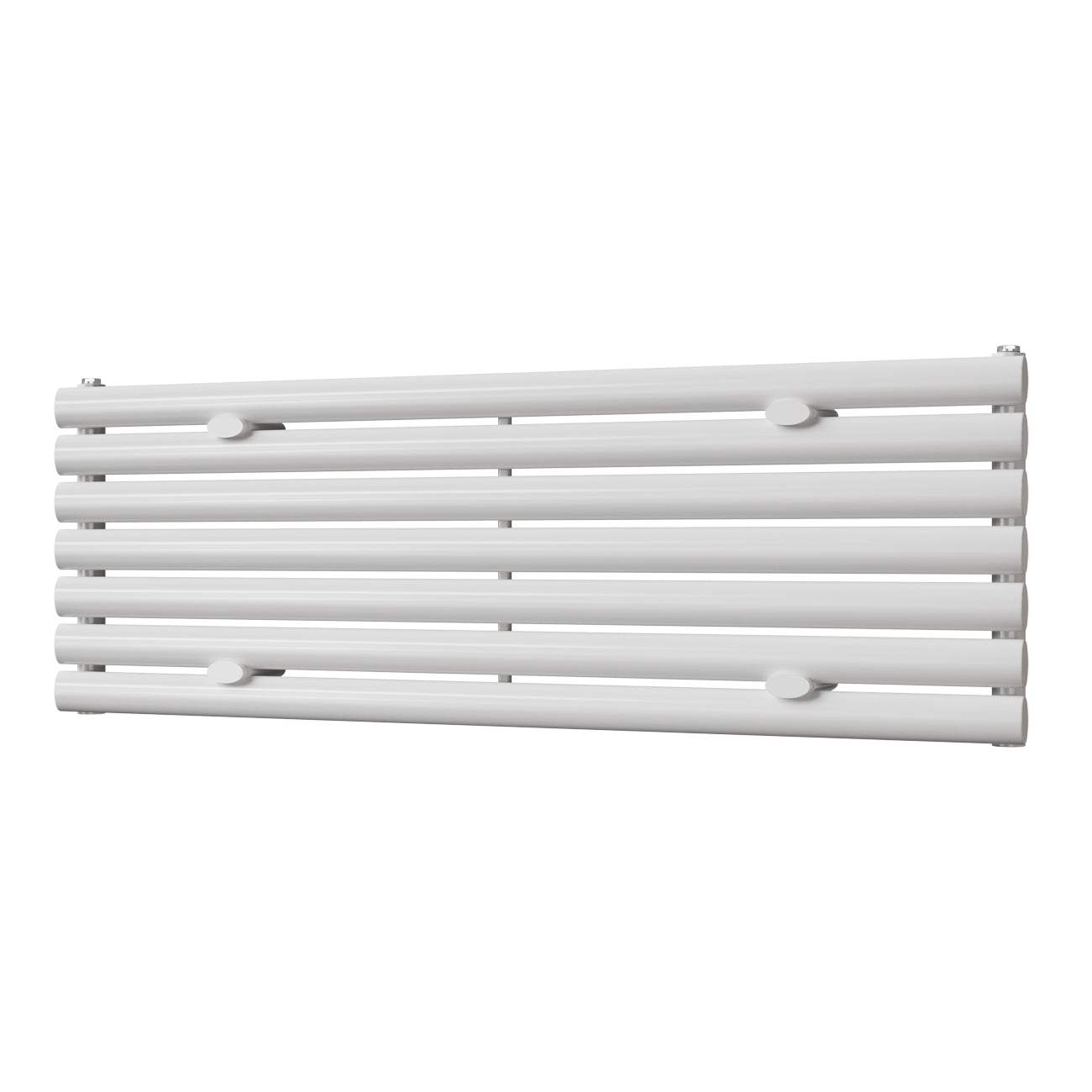 Omeara Axis - White Horizontal Radiator H406mm x W1200mm Single Panel