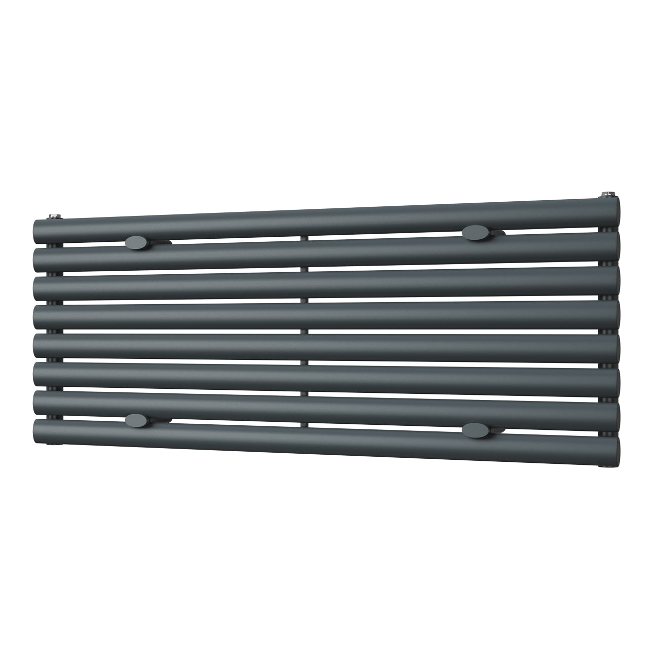 Omeara Axis - Anthracite Horizontal Radiator H464mm x W1200mm Single Panel