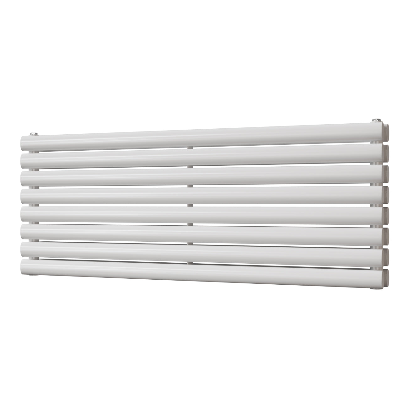 Omeara Axis - White Horizontal Radiator H464mm x W1200mm Double Panel
