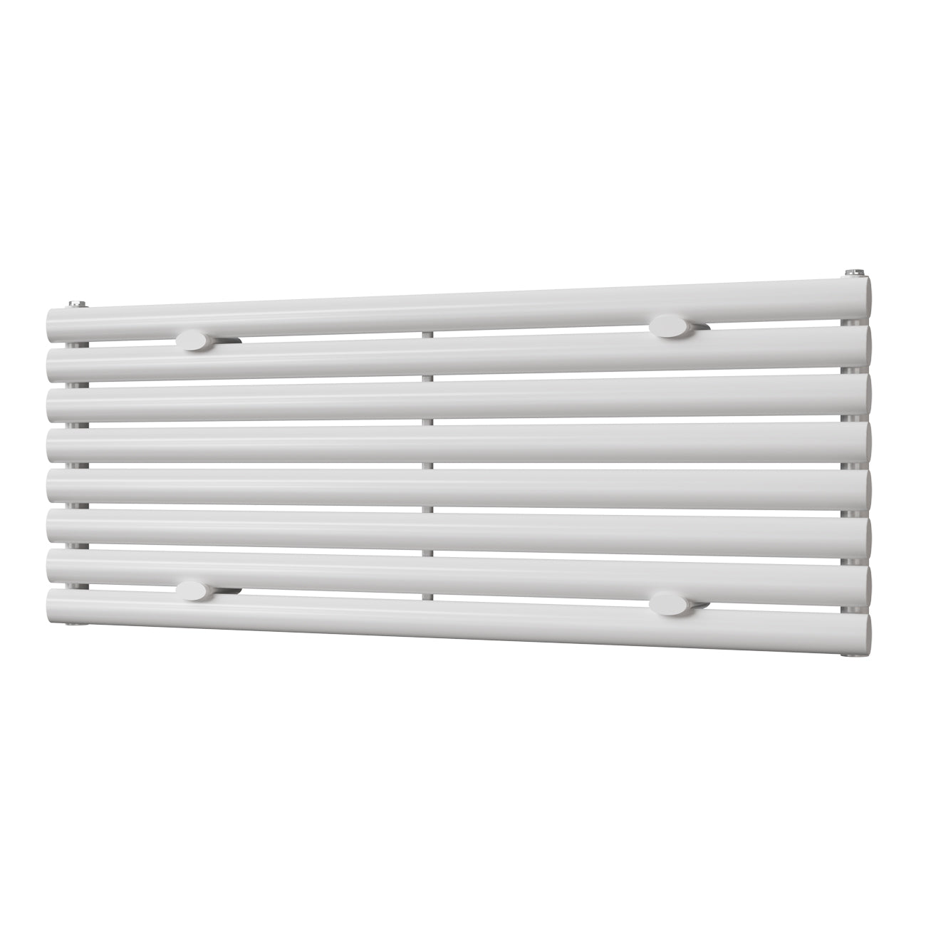 Omeara Axis - White Horizontal Radiator H464mm x W1200mm Single Panel