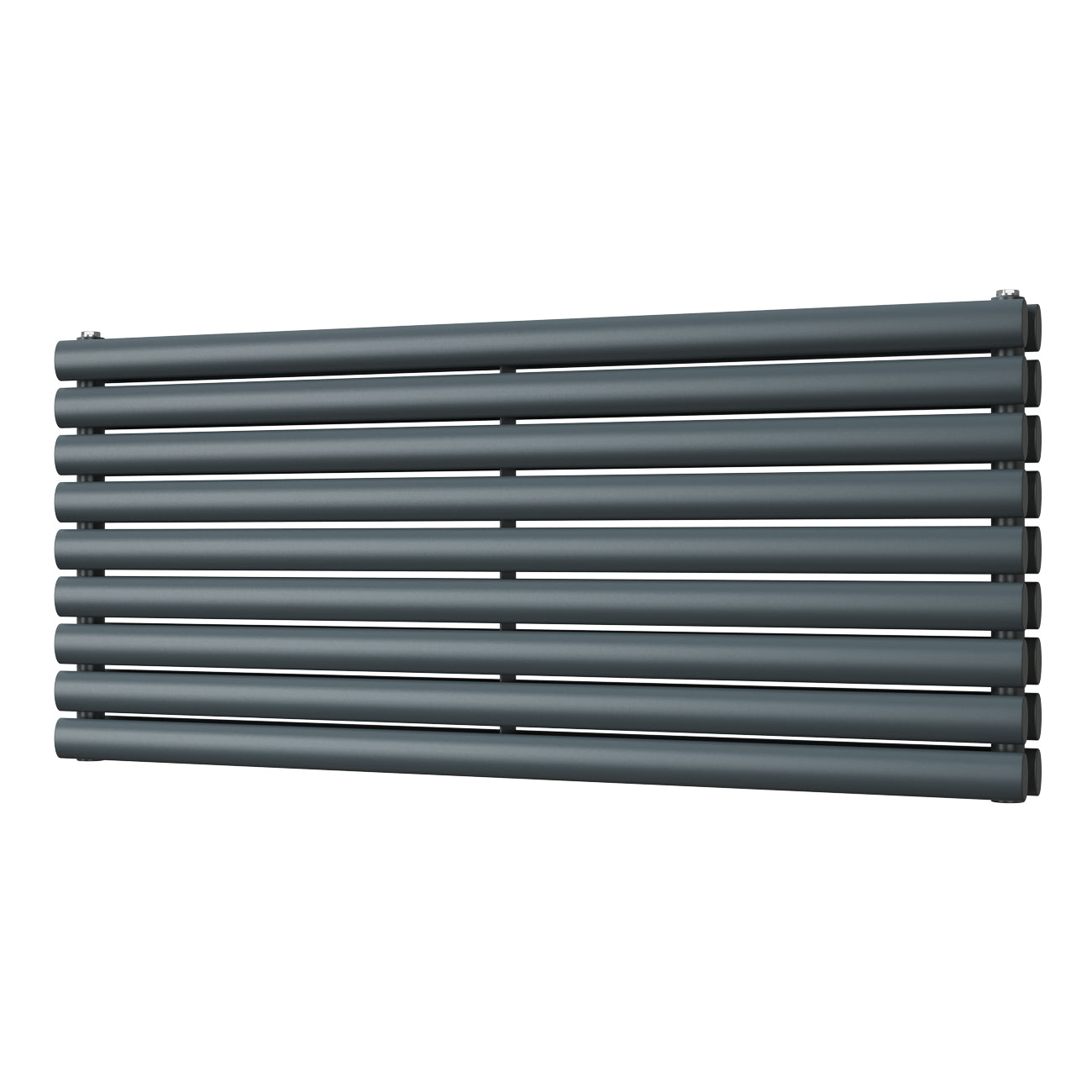 Omeara Axis - Anthracite Horizontal Radiator H522mm x W1200mm Double Panel