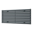 Omeara Axis - Anthracite Horizontal Radiator H522mm x W1200mm Single Panel