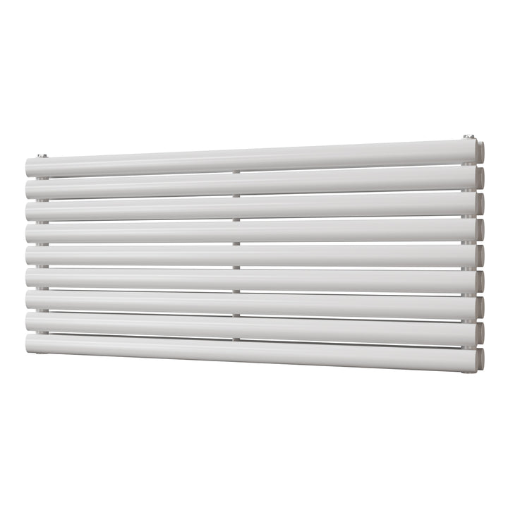 Omeara Axis - White Horizontal Radiator H522mm x W1200mm Double Panel