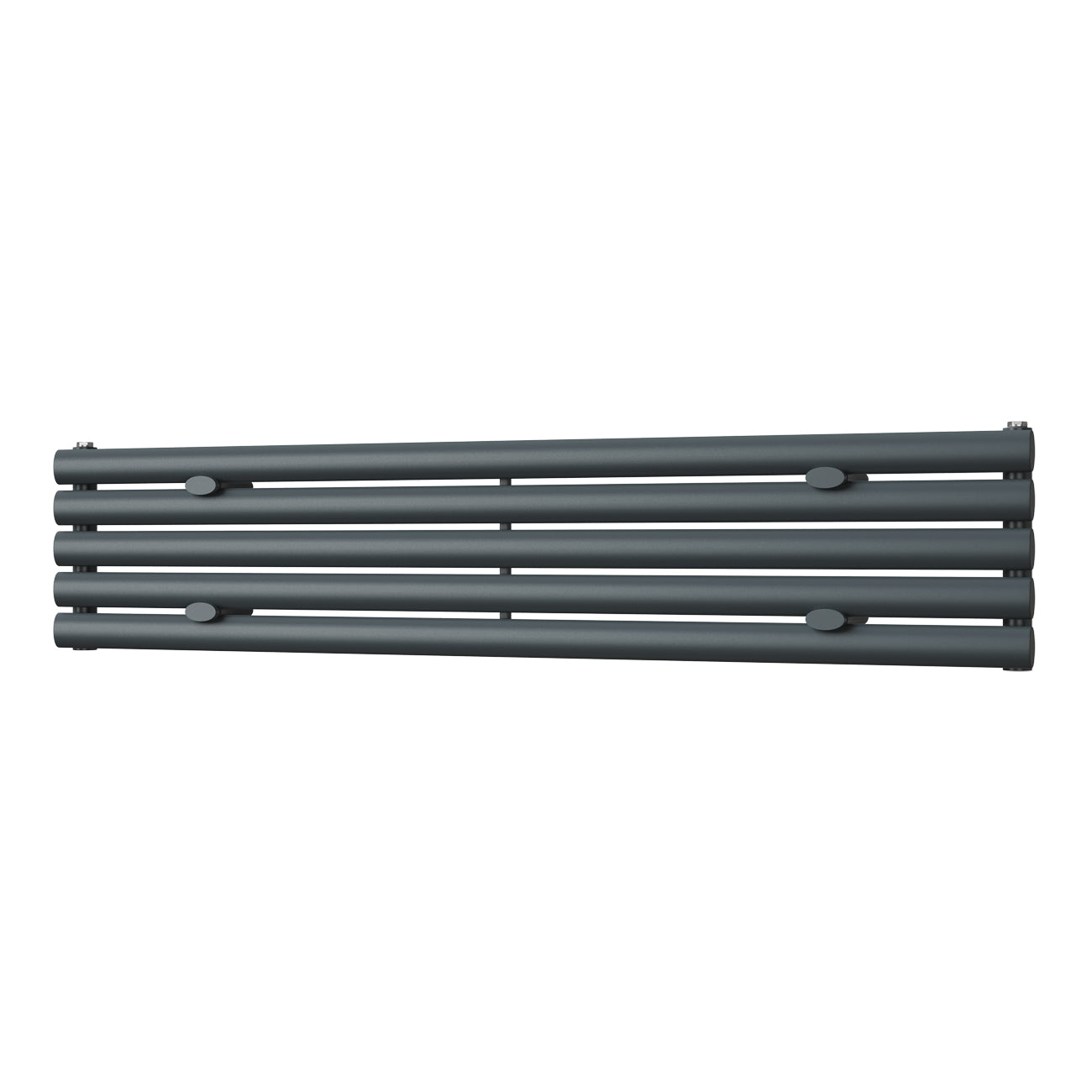 Omeara Axis - Anthracite Horizontal Radiator H290mm x W1400mm Single Panel