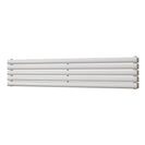 Omeara Axis - White Horizontal Radiator H290mm x W1400mm Double Panel