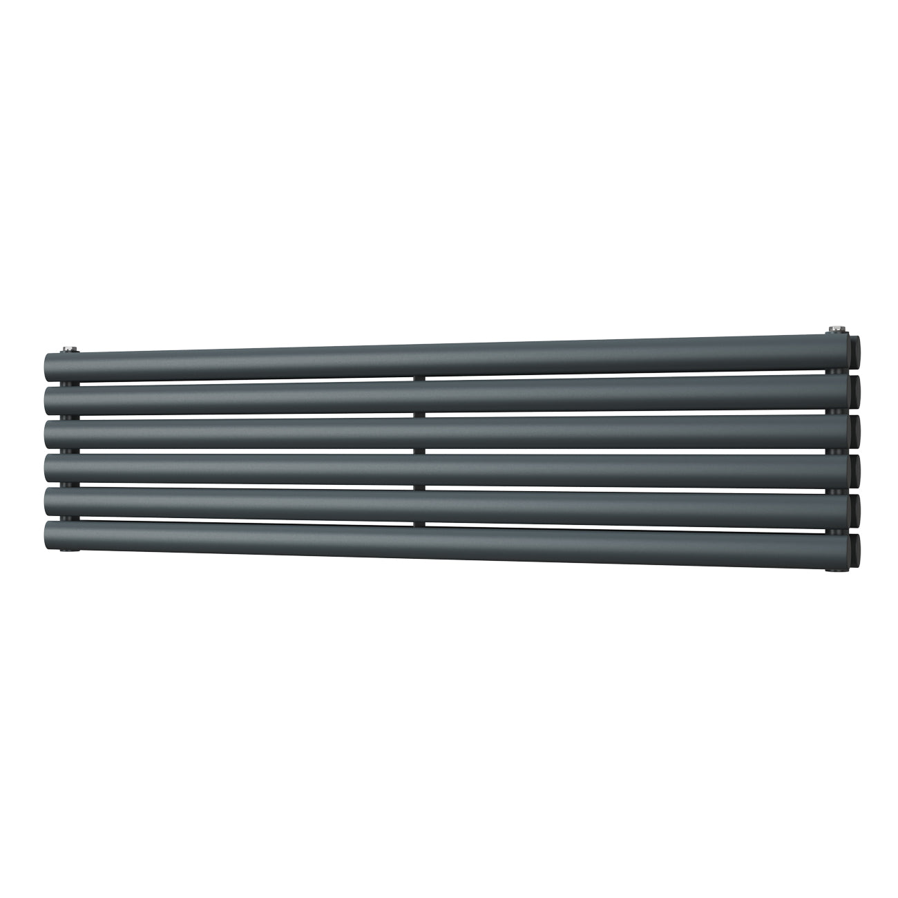 Omeara Axis - Anthracite Horizontal Radiator H348mm x W1400mm Double Panel