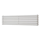 Omeara Axis - White Horizontal Radiator H348mm x W1400mm Double Panel