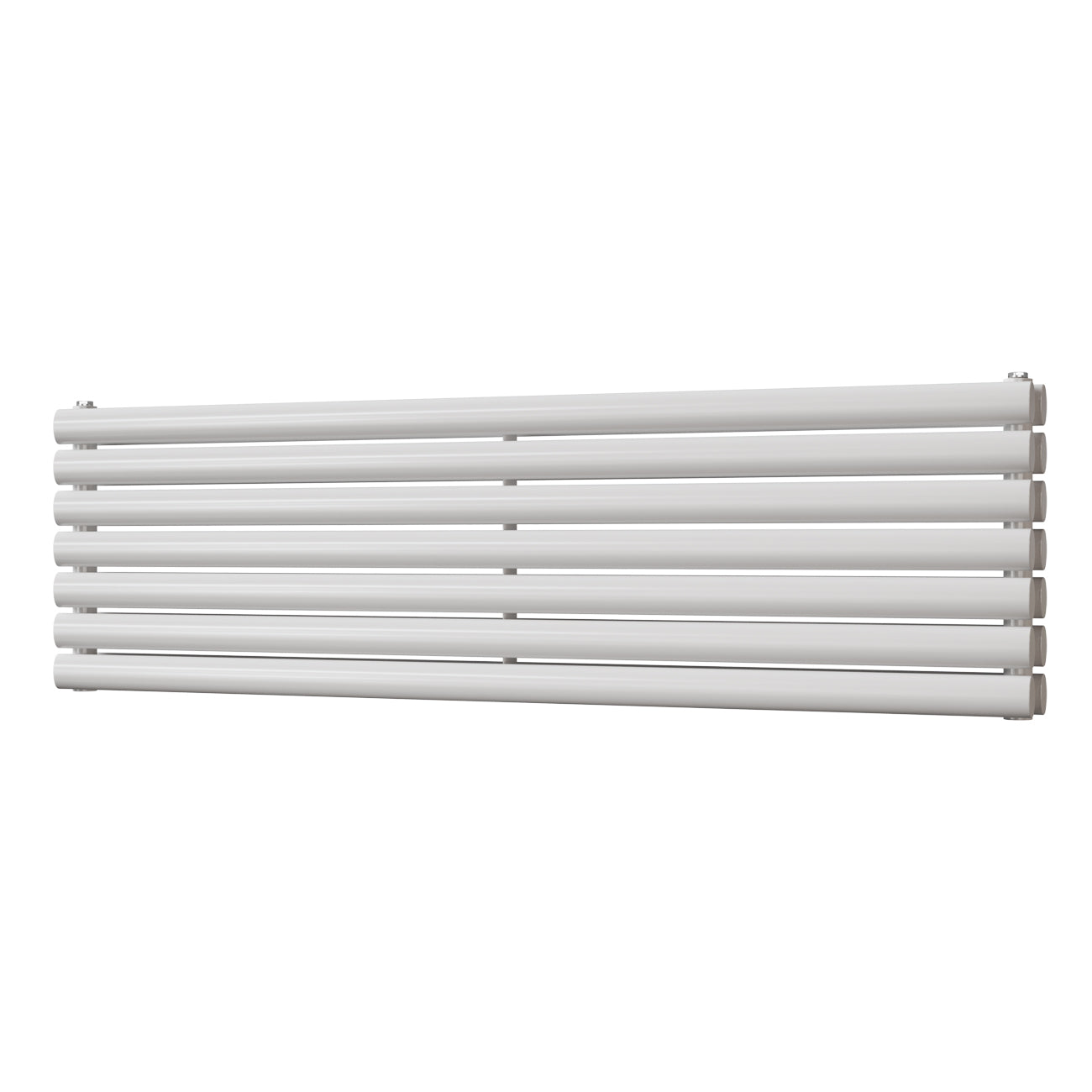 Omeara Axis - White Horizontal Radiator H406mm x W1400mm Double Panel
